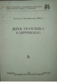 Język Franciszka Karpińskiego