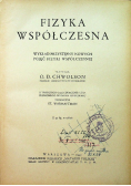 Fizyka współczesna 1931r.