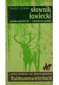 Słownik łowiecki polsko - niemiecki niemiecko -polski