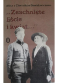 Zeschnięte liście i kwiaty