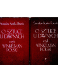 O sztuce dawnych czyli Winkelman Polski tom 1 i 3