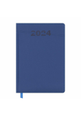 Kalendarz książkowy 2024 A5 niebieski EASY