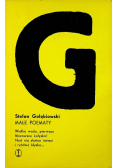 Gołębiowski Małe Poematy Autograf Autora