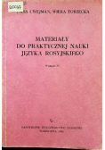 Materiały do praktycznej nauki języka rosyjskiego