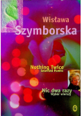 Nic dwa razy Nothing Twice autograf autora