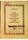Aus meinem Leben Dichtung und Wahrheit
