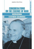 Considerations on the Essence of Man