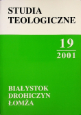 Studia Teologiczne Białystok Drohiczyn Łomża nr 19