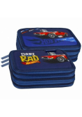 Piórnik 3 zamki z wyposażeniem Hot Wheels