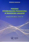 Poradnia psychologiczno pedagogiczna w środowisku lokalnym