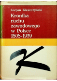 Kronika ruchu zawodowego w Polsce 1808 - 1939