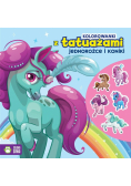 Kolorowanki z tatuażami. Jednorożce i koniki