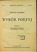 Wybór poezyj 1920r.