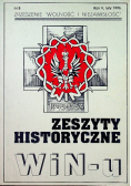 Zeszyty Historyczne WIN u Nr 8