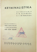 Kryminalistyka 1949 r.