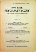 Rocznik Psychjatryczny 1933 r.