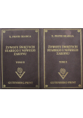Żywoty Świętych Starego i Nowego Zakonu Tom 1 i 2 Reprinty z 1862 r.