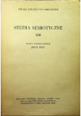 Studia semiotyczne XIII