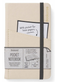 Bookaroo Notatnik Journal Pocket A6 - Kremowy