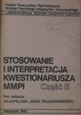 Stosowanie i interpretacja kwestionariusza MMPI część III