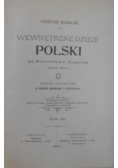 Wewnętrzne dzieje Polski za Stanisława Augusta Tom III 1897 r.
