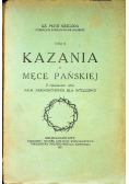 Kazania o męce Pańskiej Tom II 1927 r.