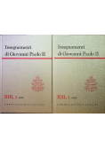Insegnamenti di Giovanni Paolo II tom XIII część 1 i 2 1990