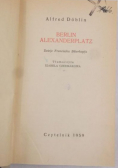 Doblin Alfred - Berlin Alexanderplatz