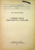 Ludwik Fryde jako krytyk literacki