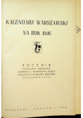 Kalendarz Warszawski na rok 1946 r.