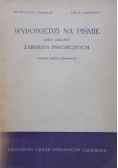 Wypowiedzi na piśmie jako objawy  zaburzeń psychicznych