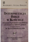 Interpretacja Biblii w Kościele Tom 4