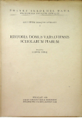Historia Domus Varsaviensis Scholarum Piarum