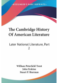 The Cambridge History Of American Literature