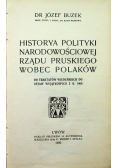 Historya polityki narodowościowej Rządu Pruskiego wobec Polaków 1909 r.