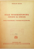 Stale wysokostopowe Odporne na korozję