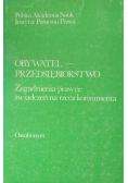 Obywatel przedsiębiorstwo Zagadnienia prawne świadczeń na rzecz konsumenta