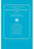 The Dramatic Works in the Beaumont and Fletcher Canon