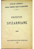 Przepisy Spiżarniane Reprint z 1914 r.