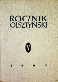 Rocznik olsztyński Tom V 1963