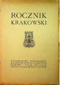 Rocznik Krakowski tom XI 1909r.