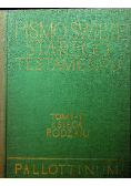 Pismo Święte Starego Testamentu Tom I 1 Księga Rodzaju