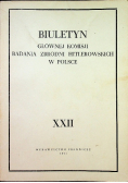 Biuletyn Głównej Komisji Badania Zbrodni Hitlerowskich w Polsce XXIII