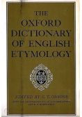 The Oxford Dictionary of English Etymology