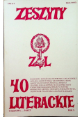 Zeszyty literackie 40