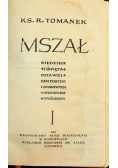 Mszał Tom I