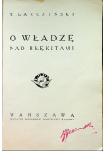 O władzę nad błękitami 1925 r
