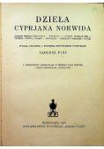 Dzieła Cypriana Norwida 1934 r.