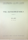 Teka Konserwatorska. Puławy