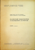 Stateczność pojedynczych fundamentów słupowych